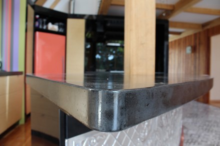 Concrete bench top