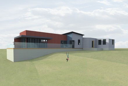 3d render showing the extension